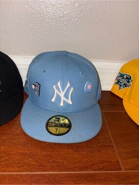 New Era Light Blue New York Yankees 59FIFTY Fitted Hat